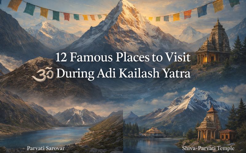 12 Famous Places to Visit During Adi Kailash Yatra